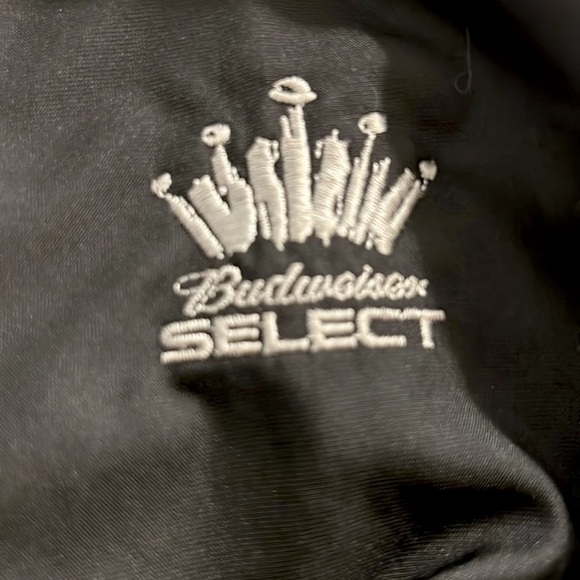 Nike Men’s Windbreaker Size XL Swoosh Front & Back Budweiser‎ Select Logo on Arm - Picture 5 of 10